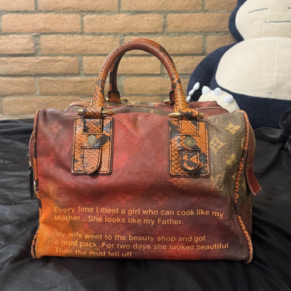 Louis Vuitton Richard Prince Mancrazy Jokes Bag